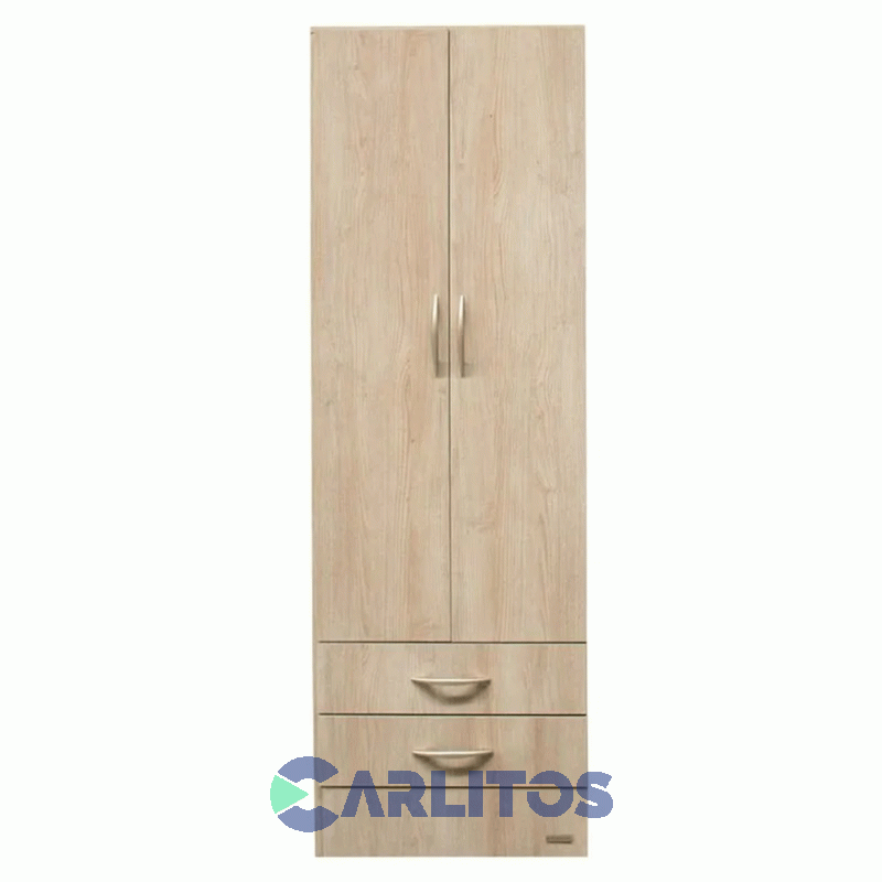 Placard 0.62 Mts 2 Puertas 2 Cajones Platinum Savanna