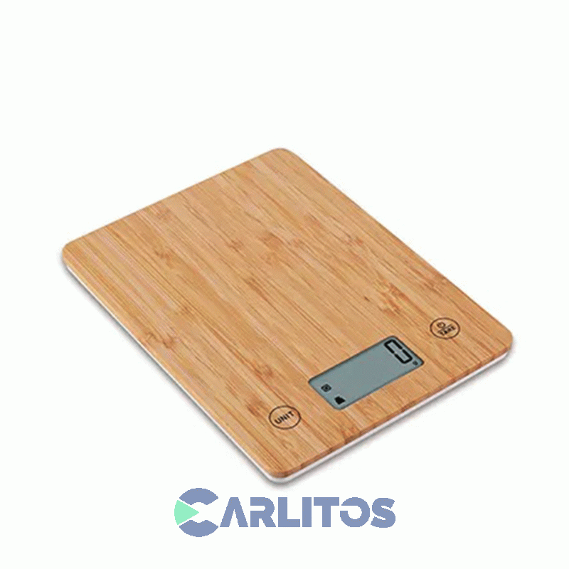 Balanza De Cocina Digital Utile 10 KG Bamboo 21628 Ut-1110