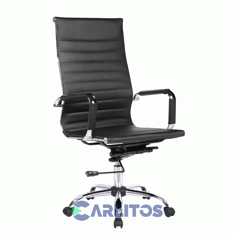 Sillon De Oficina Osaka Utile Gerencial Respaldo Alto 21519 Ut-1096 N Negro