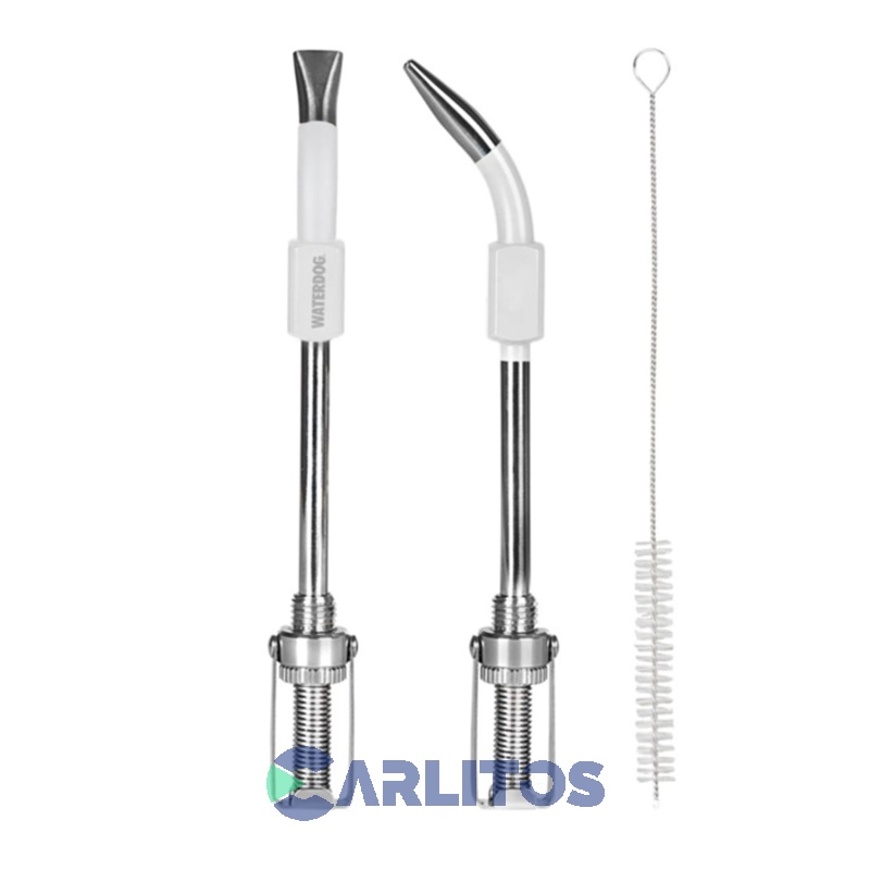 Bombilla Para Mate Waterdog Con Escobilla Bulb04wh Blanco
