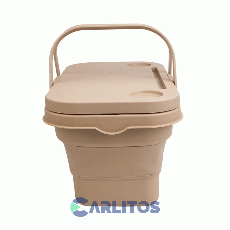 Canasta Waterdog Picnic Plegable Y Mesa 30 Lts Coolerlunch Beige