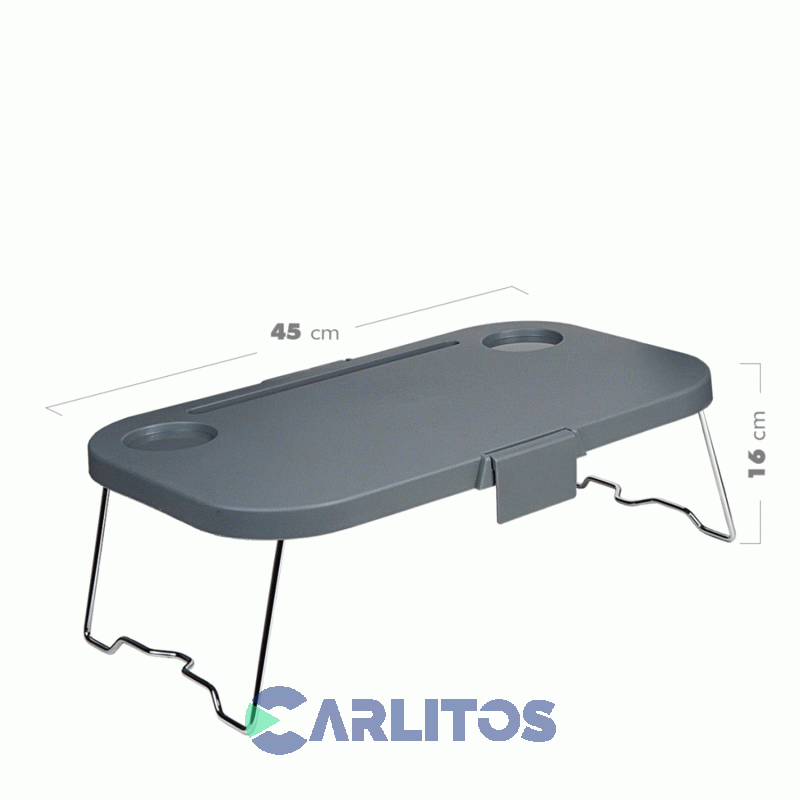 Canasta Waterdog Picnic Plegable Y Mesa 30 Lts Coolerlunch Gris
