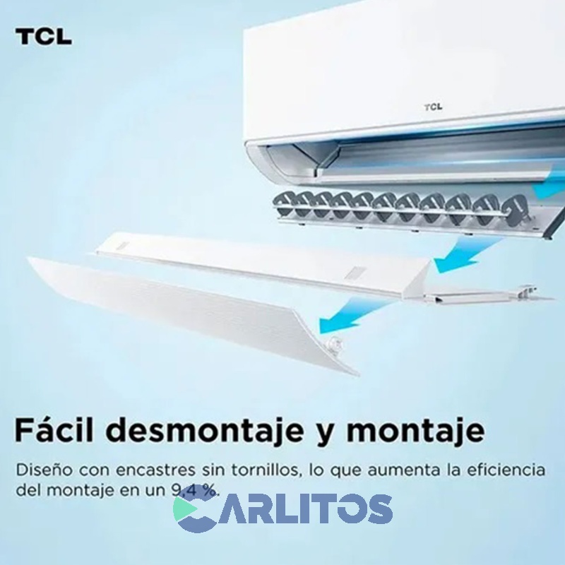 Aire Acondicionado Split Inverter Tcl 3700 Watts-Frio/Calor Taca3700fcsd/breeze Inv Ai-sk