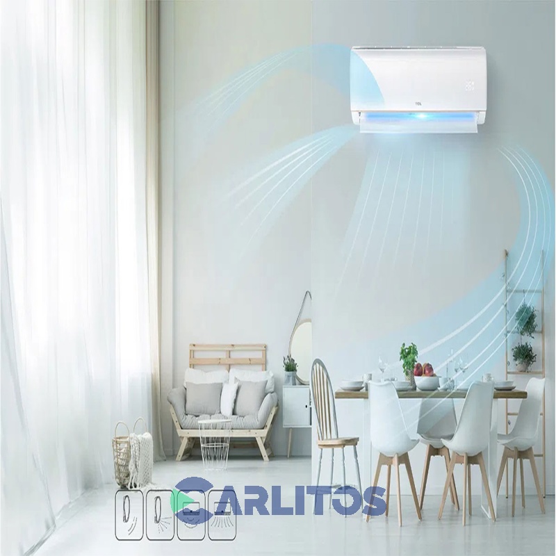 Aire Acondicionado Split Inverter Tcl 10500 Watts - Frio/Calor Tep-10500fcsd/el Inv-sk