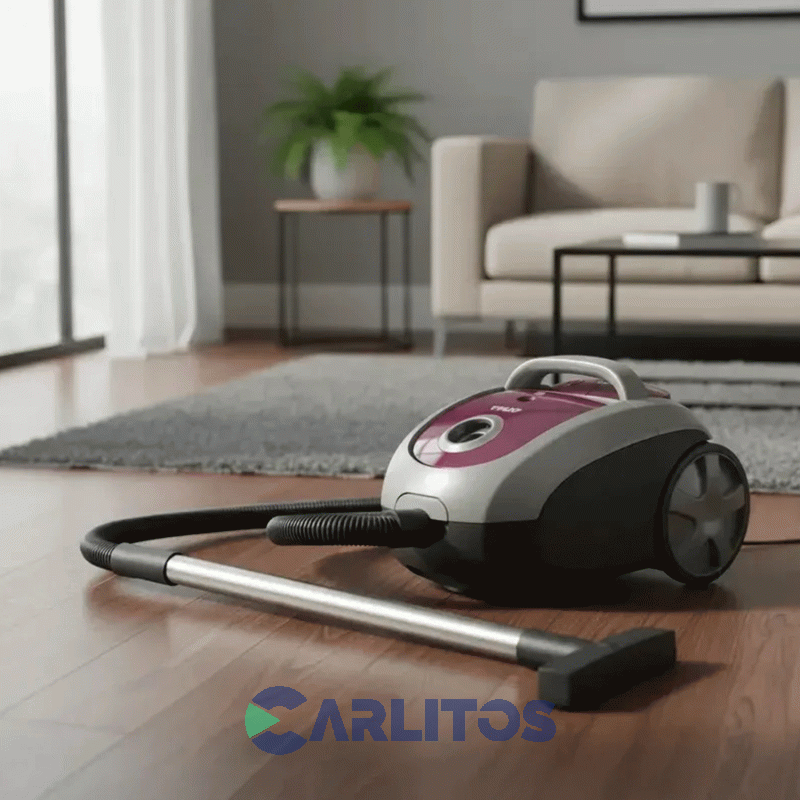 Aspiradora Con Bolsa Atma 2000 Watts Tubos Metalicos As9121n