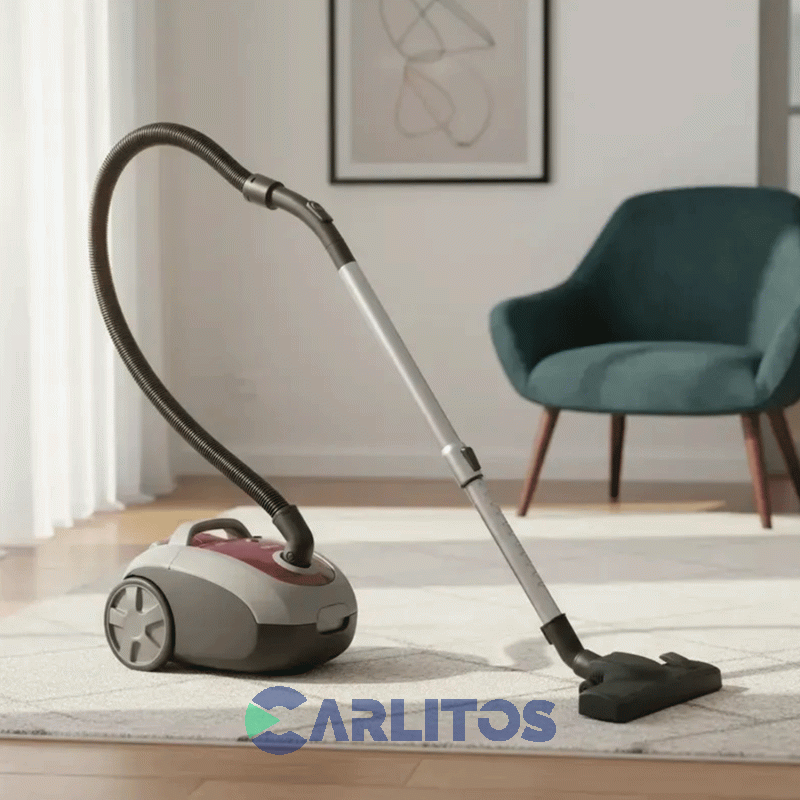 Aspiradora Con Bolsa Atma 2000 Watts Tubos Metalicos As9121n