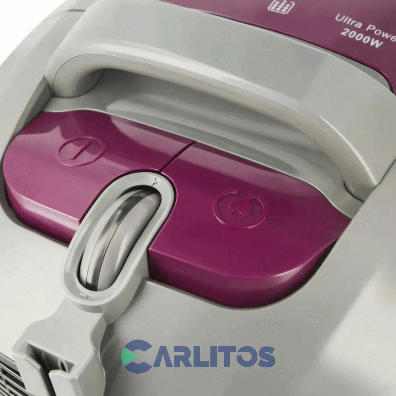 Aspiradora Con Bolsa Atma 2000 Watts Tubos Metalicos As9121n