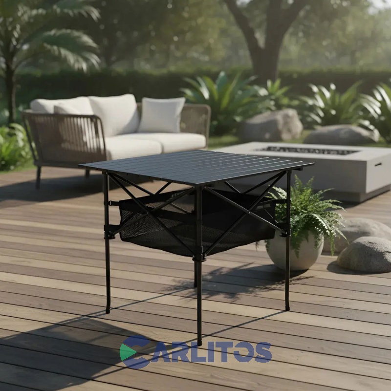 Mesa Plegable North Pak Cuadrada Con Estructura De Acero 7842 - 7221003