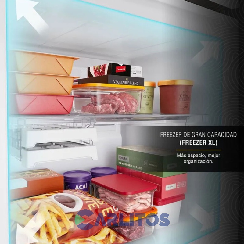 Heladera No Frost Whirlpool Inverter 535 Litros Acero Inoxidable Wrm62ak