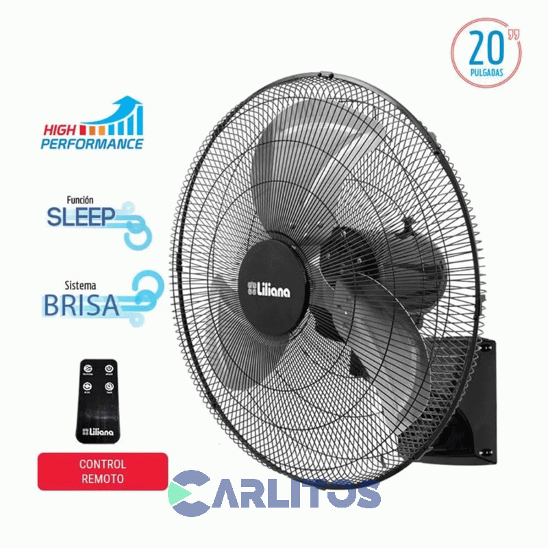 Ventilador De Pared Orbital Liliana 20