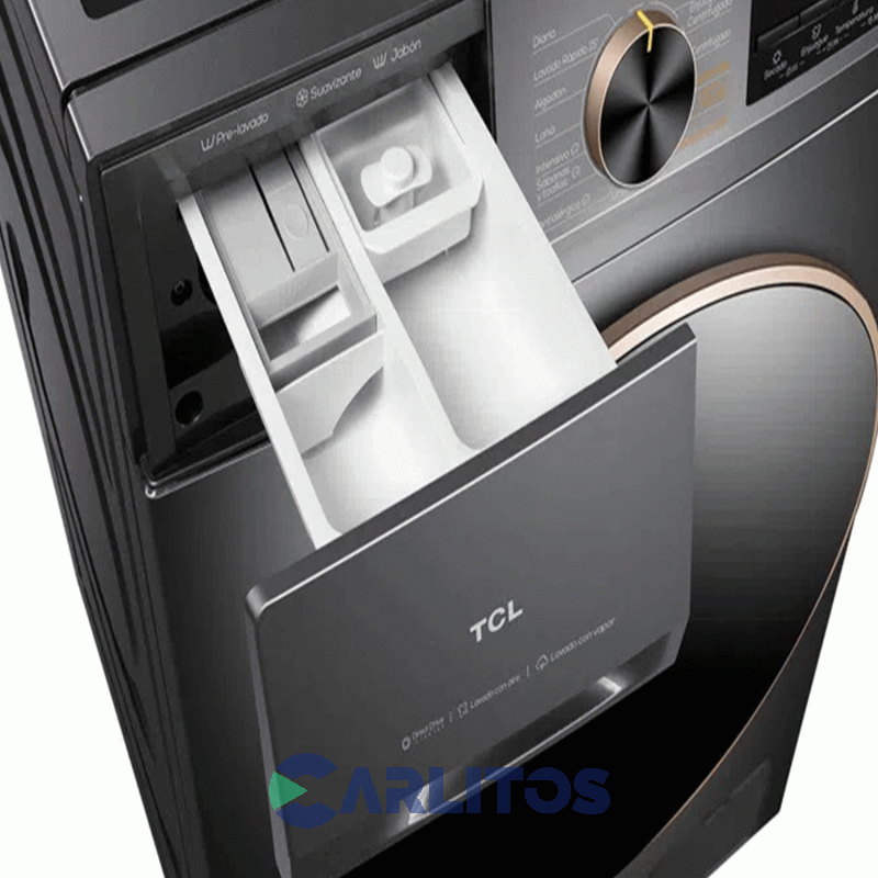 Lavasecarropa Tcl Inverter 10+6 Kg 1200 RPM Gris C2210wdg