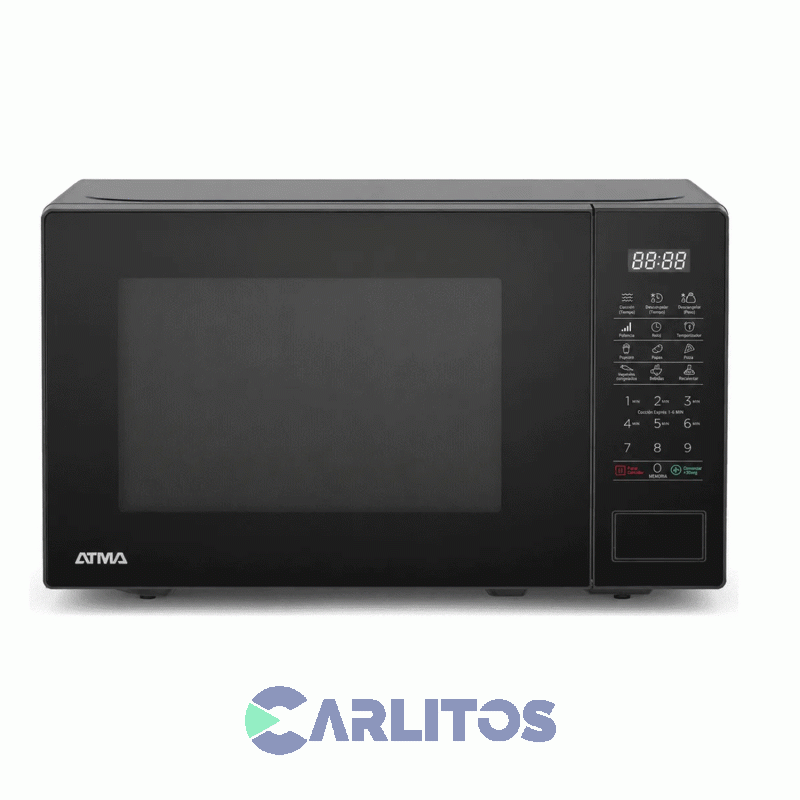 Microondas Digital Atma 20 Litros Negro Matdb20ubn