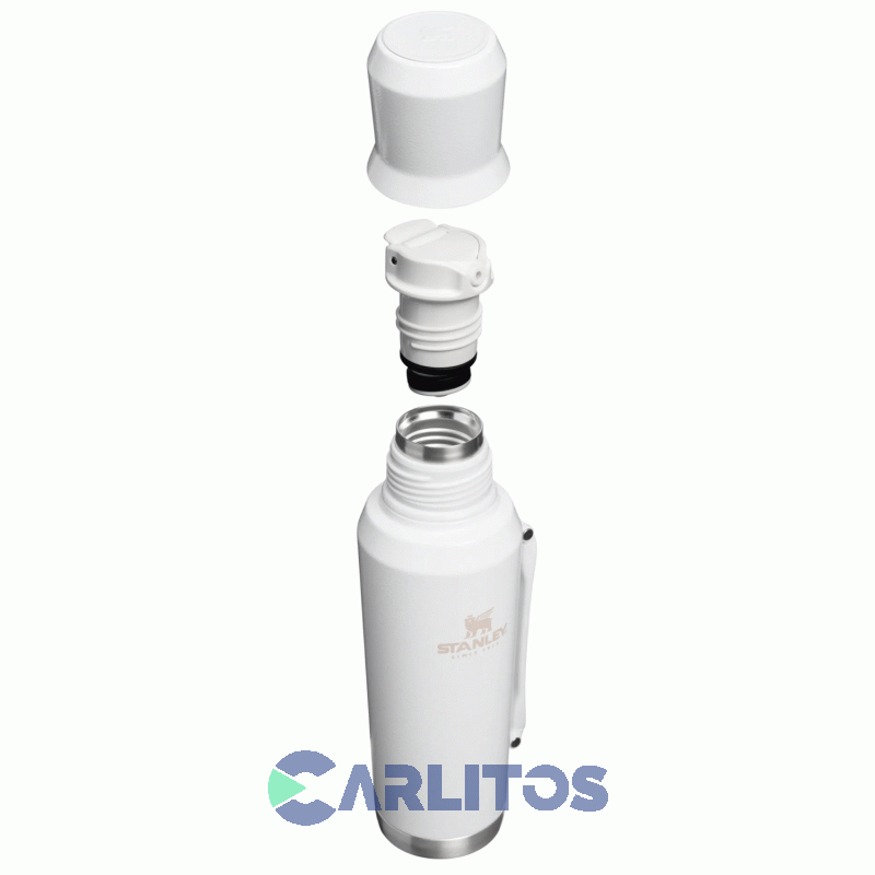 Termo De Mate Stanley Legendario Ideal System Classic 1.2 Litros 10-20725-034 Hammertone Frost