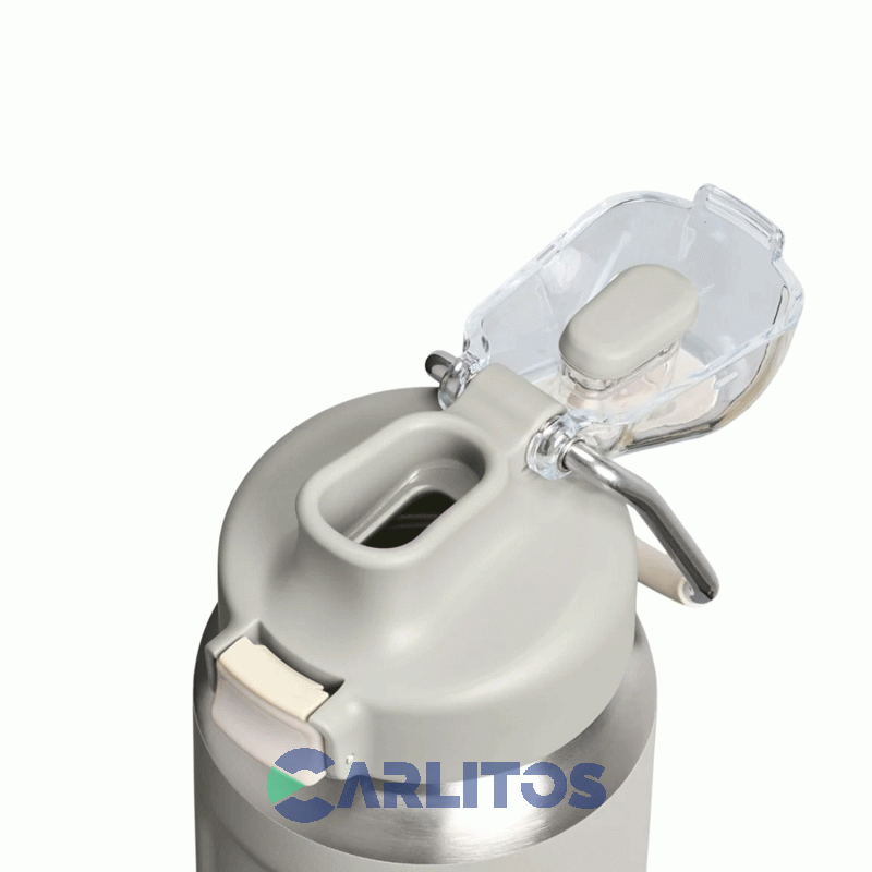 Botella De Acero Inoxidable Stanley Wellspring 0.710 L 10-13111-040 Sage Grey