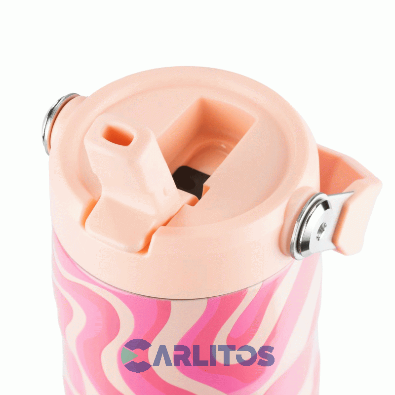 Botella De Acero Inoxidable Stanley  Aerolight Flip Straw 0.473 L 10-12110-419 Sorbet Groove