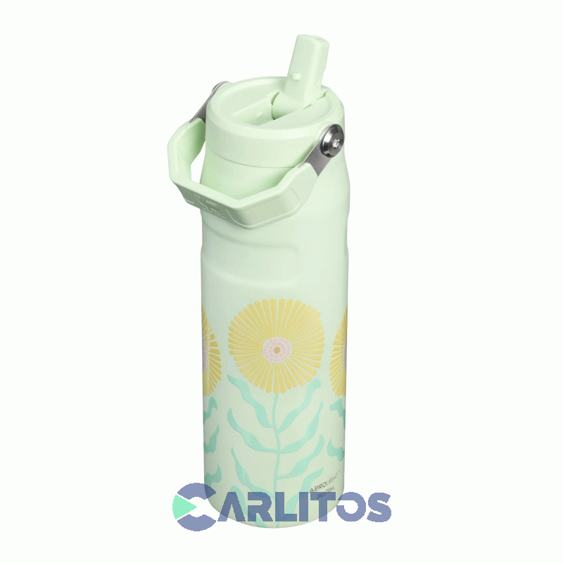 Botella De Acero Inoxidable Stanley Aerolight Flip Straw  0.473 L 10-12110-421 Honeydew Garden