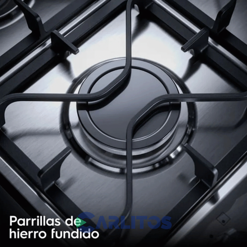 Cocina A Gas Electrolux 76 CM Acero Inoxidable Doble Horno F5edm