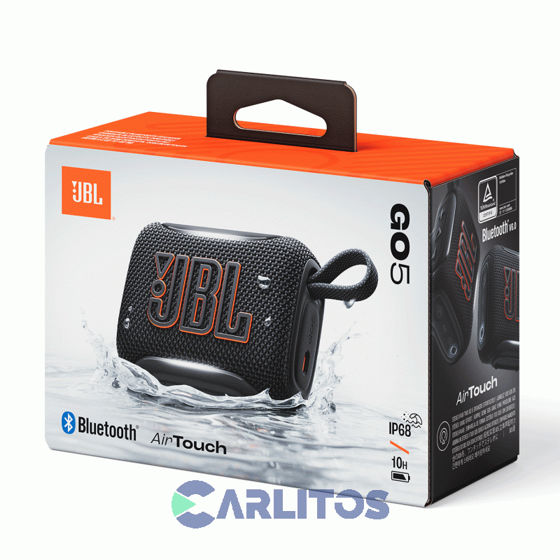 Parlante Con Bluetooth JBL 4.8 Watts Rms Go5blkam Negro