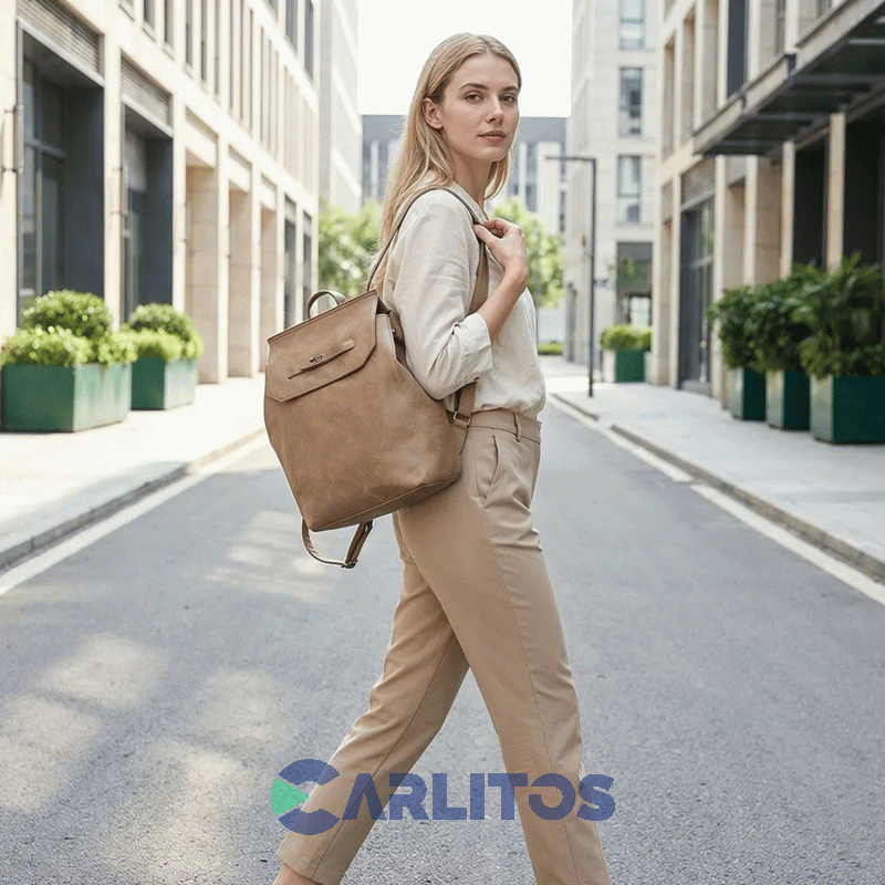 Mochila De Dama Amayra 67.5300042 Camel