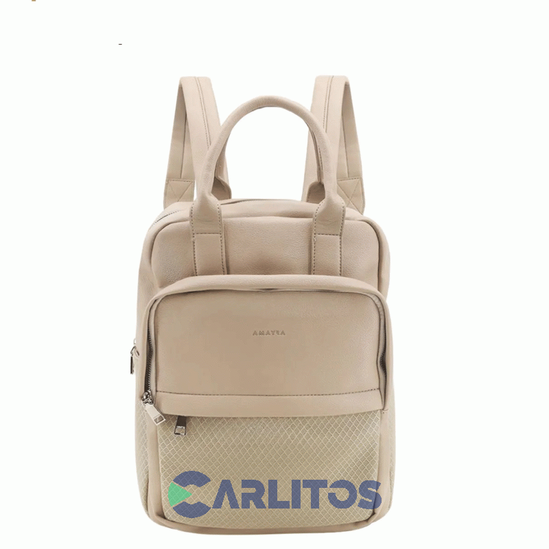 Mochila De Dama Amayra 67.5300165 Camel