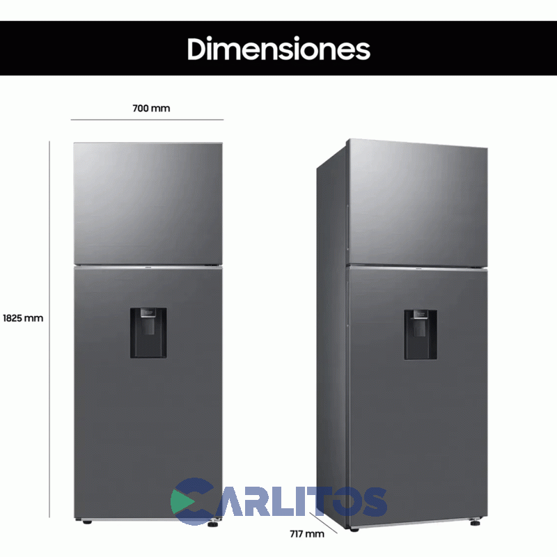 Heladera No Frost Samsung Inverter 457 Litros Rr47cg6722s9