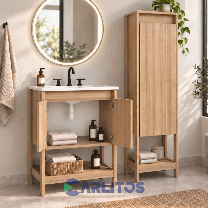 Columna Vanitory Tables 0.36 Mts Linea Toilet Coc-Coco Bolo