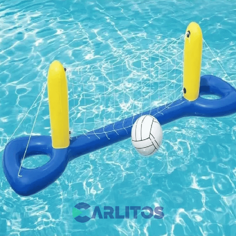Set De Voley Inflable Bestway Para Pileta 2.52 X 0.64 Cm