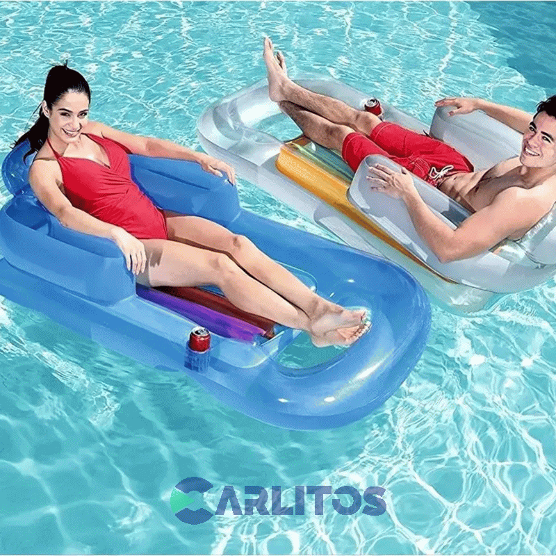 Colchoneta Sillon Inflable Bestway Para Agua 161 X 89 Cm 43028