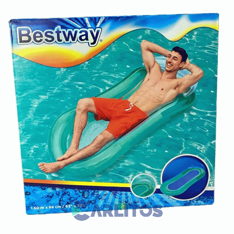 Colchoneta Inflable Bestway Para Agua Con Red 160 X 84 CM 43103