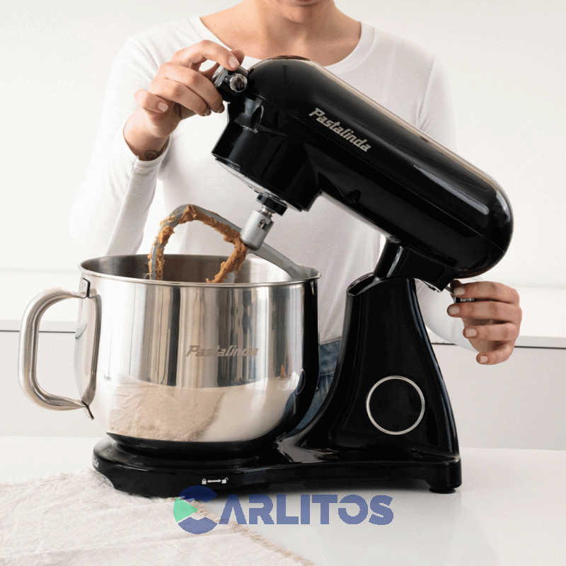 Batidora De Pie Pastalinda Con Bowl De 8 Litros 1200 Watts Sm-1522ml Negra