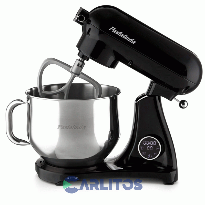 Batidora De Pie Pastalinda Con Bowl De 8 Litros 1200 Watts Sm-1522ml Negra