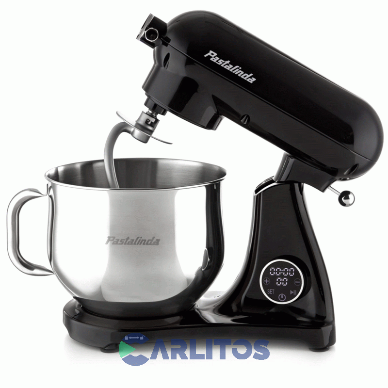 Batidora De Pie Pastalinda Con Bowl De 8 Litros 1200 Watts Sm-1522ml Negra