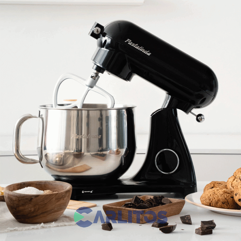 Batidora De Pie Pastalinda Con Bowl De 8 Litros 1200 Watts Sm-1522ml Negra