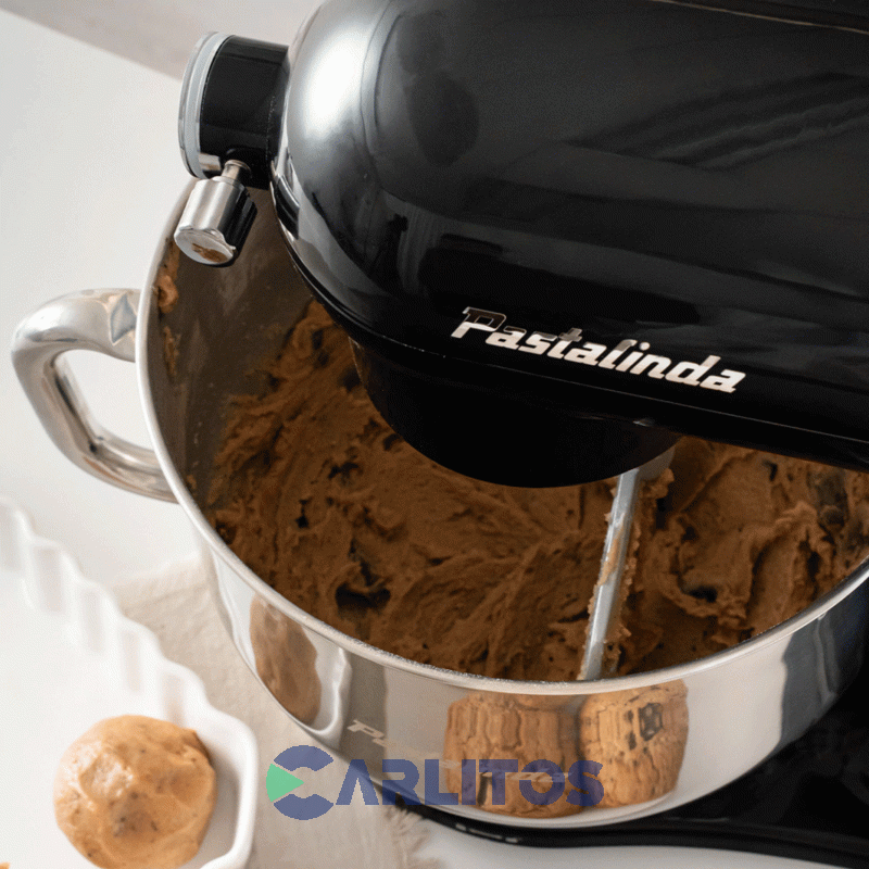 Batidora De Pie Pastalinda Con Bowl De 8 Litros 1200 Watts Sm-1522ml Negra