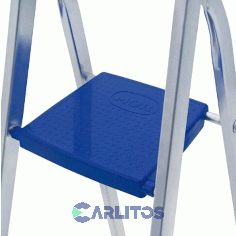 Escalera Aluminio Mor 7 Escalones 1.76 Metros 5105
