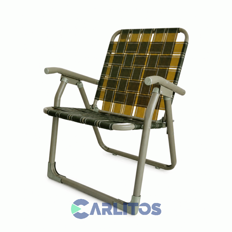 Sillon De Aluminio Descansar XL - Tela Coversol Fijo Descansar 80060 Verde