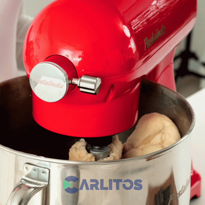 Batidora De Pie Pastalinda Con Bowl De 8 Litros 1200 Watts Sm-1522ml Roja