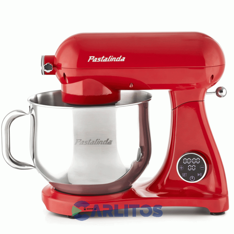 Batidora De Pie Pastalinda Con Bowl De 8 Litros 1200 Watts Sm-1522ml Roja