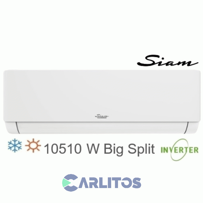 Aire Acondicionado Split Inverter Siam 10510 Watts - Frio/Calor Smin105hc2an