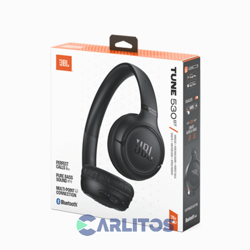 Auricular Vincha Con Bluetooth Tune T530 BT Jbl Jblt530Blkam Negro