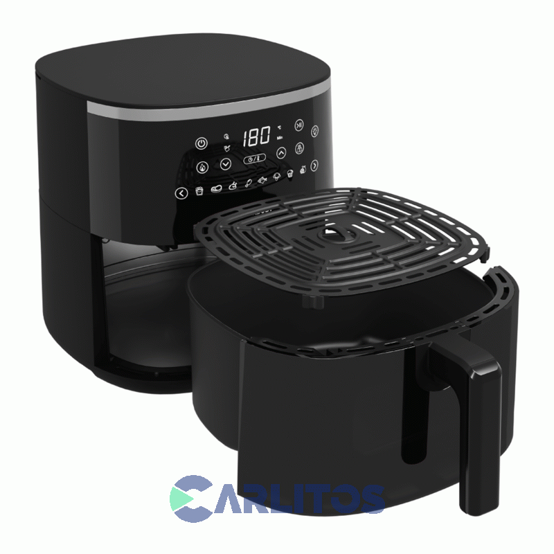 Freidora De Aire Peabody Fryer Digital Negra Pe-Afw520n