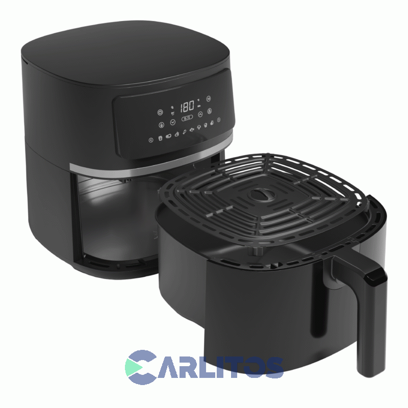 Freidora De Aire Peabody Fryer Digital Negra Pe-Afw521n