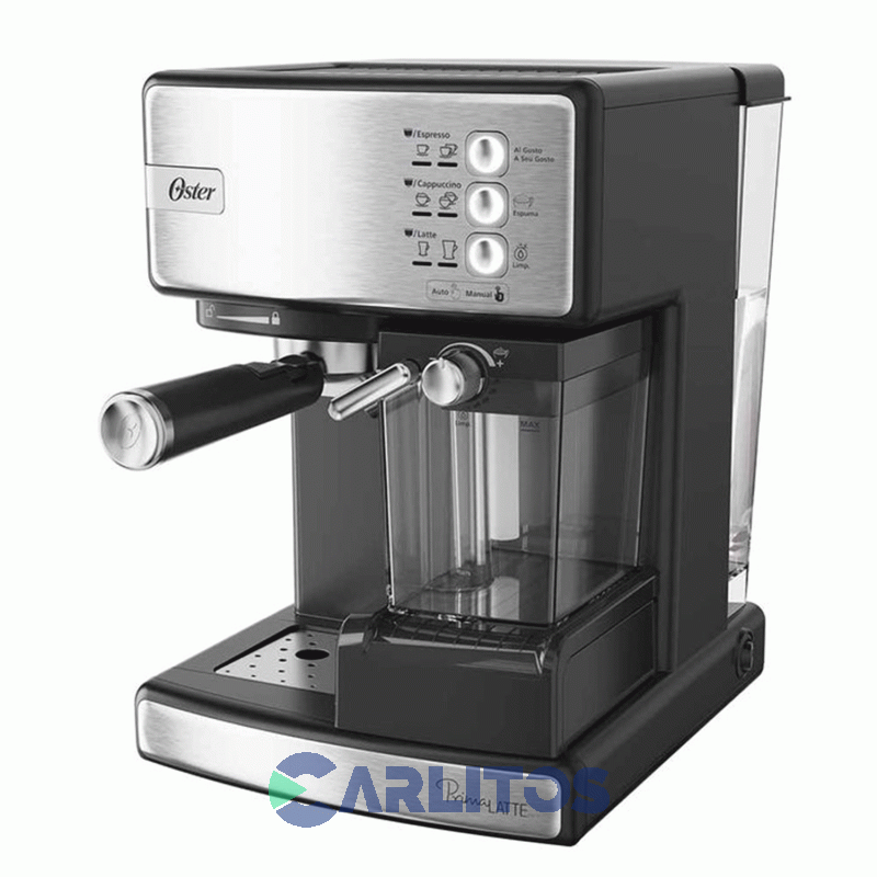 Cafetera Express Oster Digital Primalatte 15 Bares Silver Bvstem6603ss