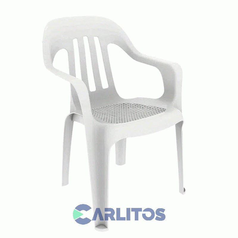 Sillon Pvc Garden Life Color Blanco Pasadena