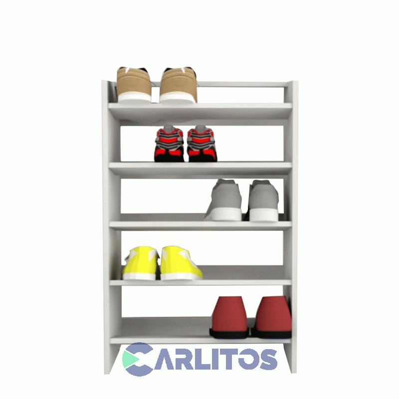 Botinero Abierto 10 Pares Tables Blanco