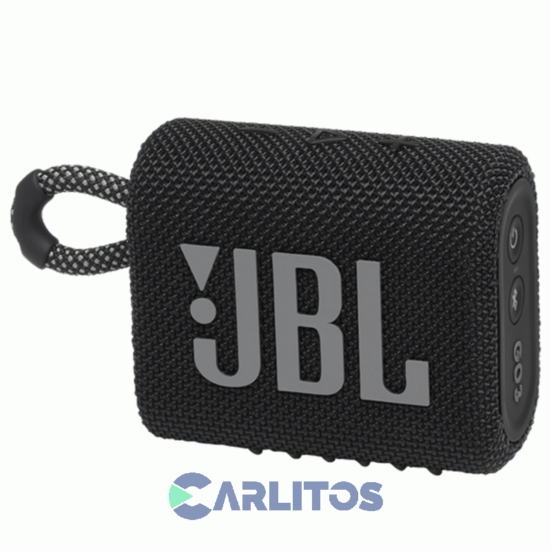 Parlante Portátil JBL Con Bluetooth Y Batería Go 3 Negro