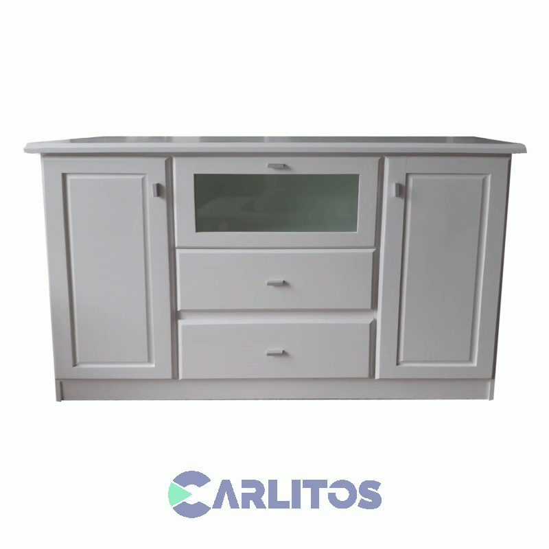 Bahiut Recto 1.55 Mts Mobilia Blanco