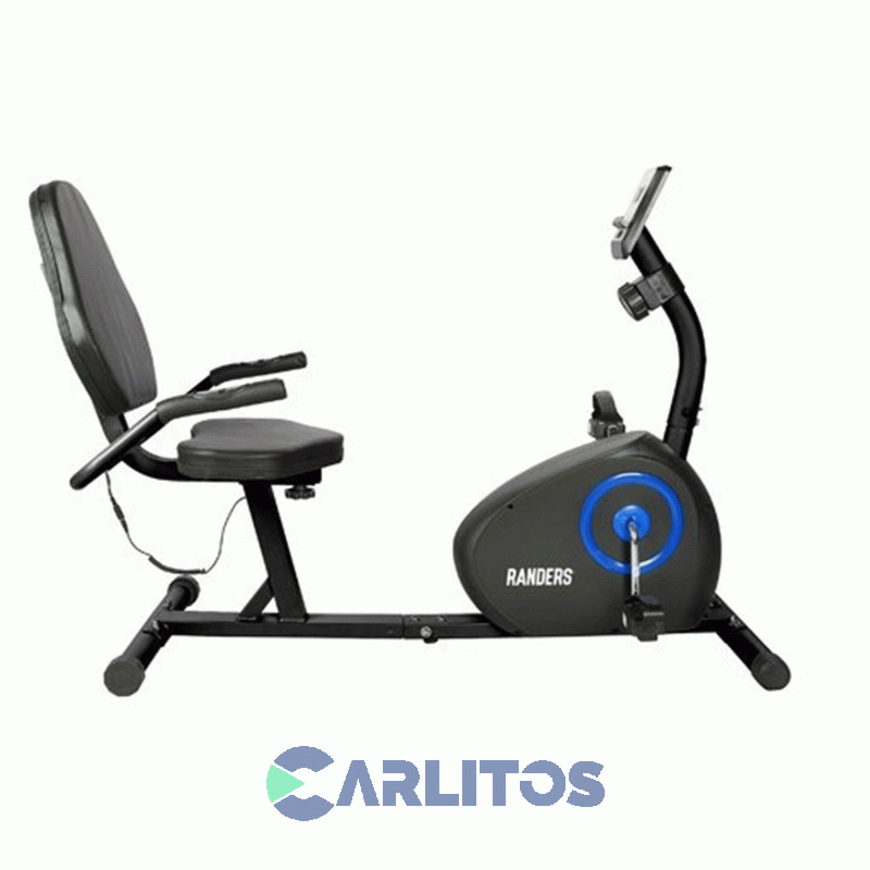 Fitness Bicicleta Magnética Horizontal Con Pulso Randers Arg-2534