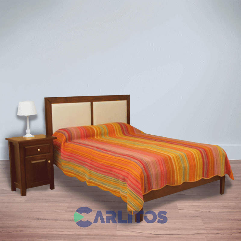 Cama 2 Plazas Arizona Mobilia Cedro