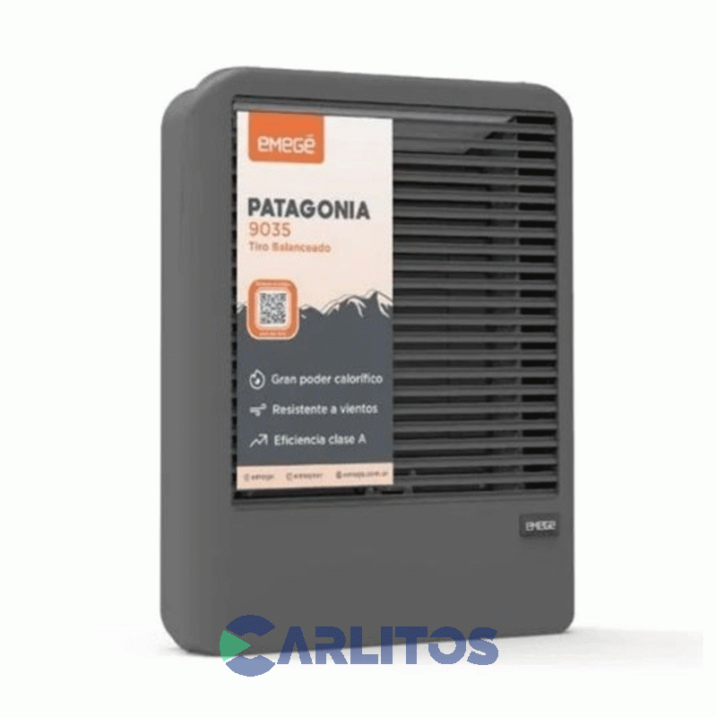 Calefactor Emege Linea Patagonia 3500 Kc TB - Multigas Ce9035b